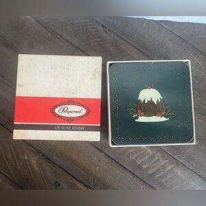 Pimpernel Holiday Coasters with Festive Cake Design